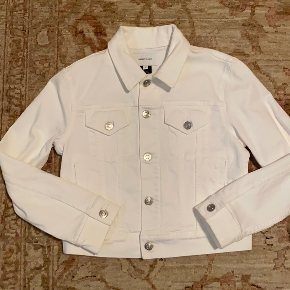 Current/Elliot NWOT White Jean Jacket Size 1 Never Worn.